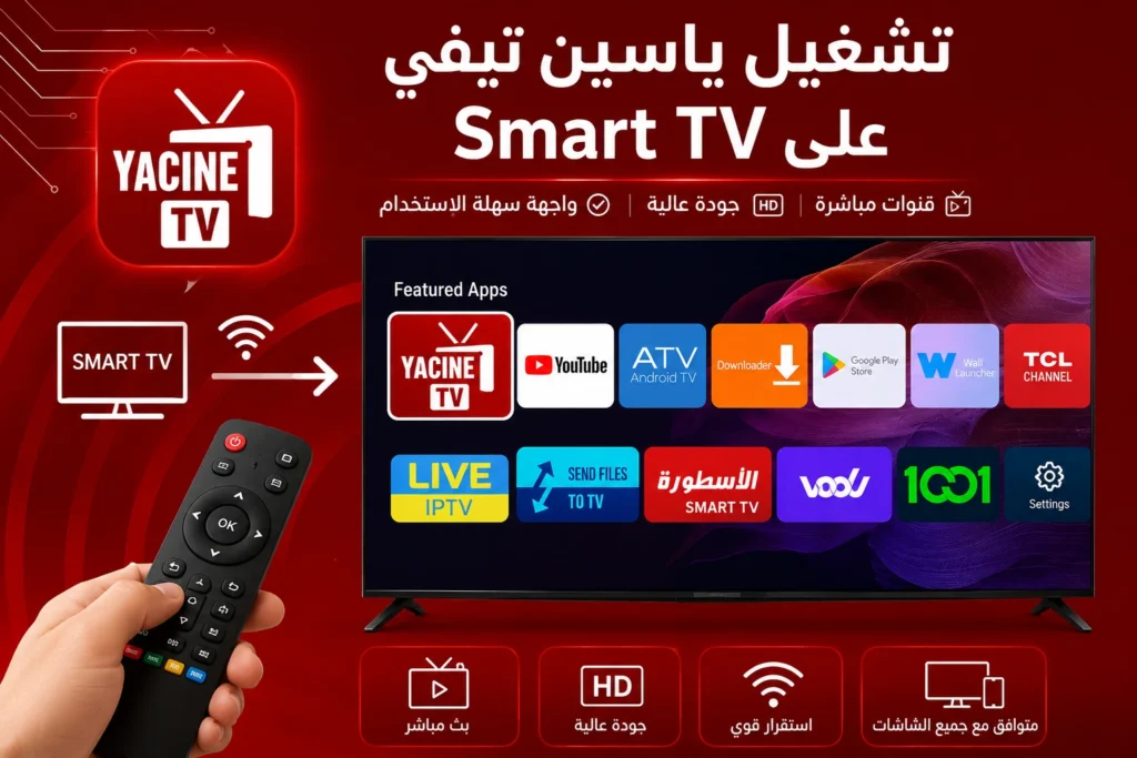 تشغيل ياسين تيفي على Smart TV تشغيل ياسين تيفي على Smart TV